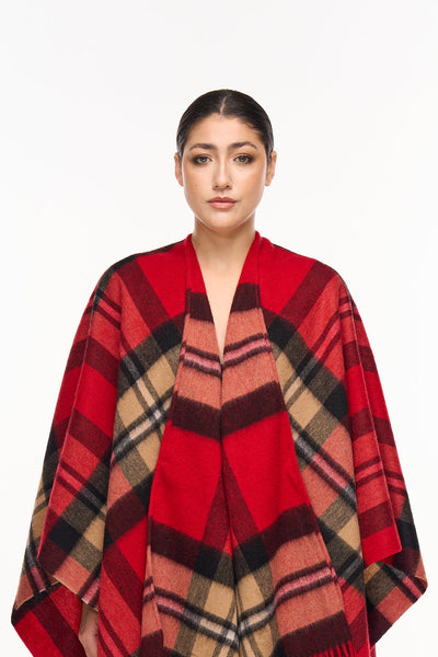 Poncho Designer Exclusive DC Scott - Red Style 5