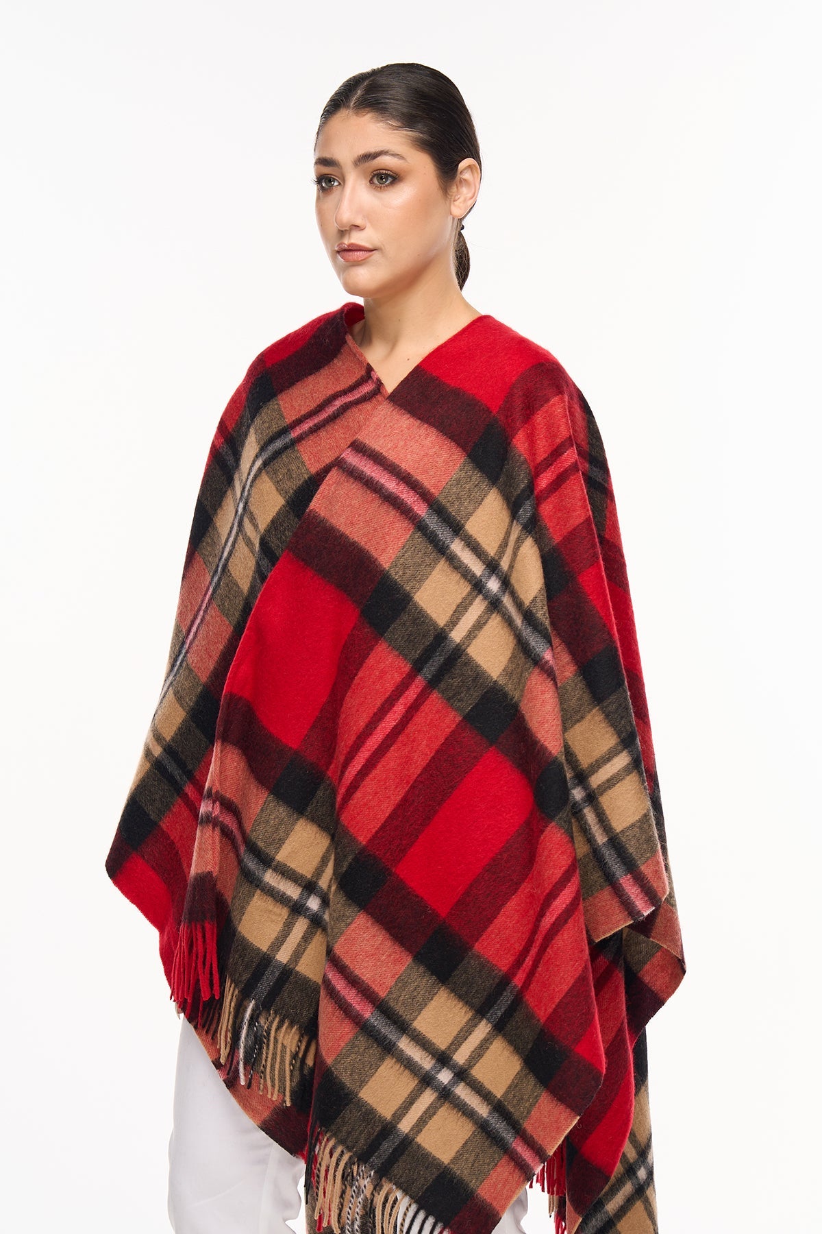 Poncho Designer Exclusive DC Scott - Red Style 5