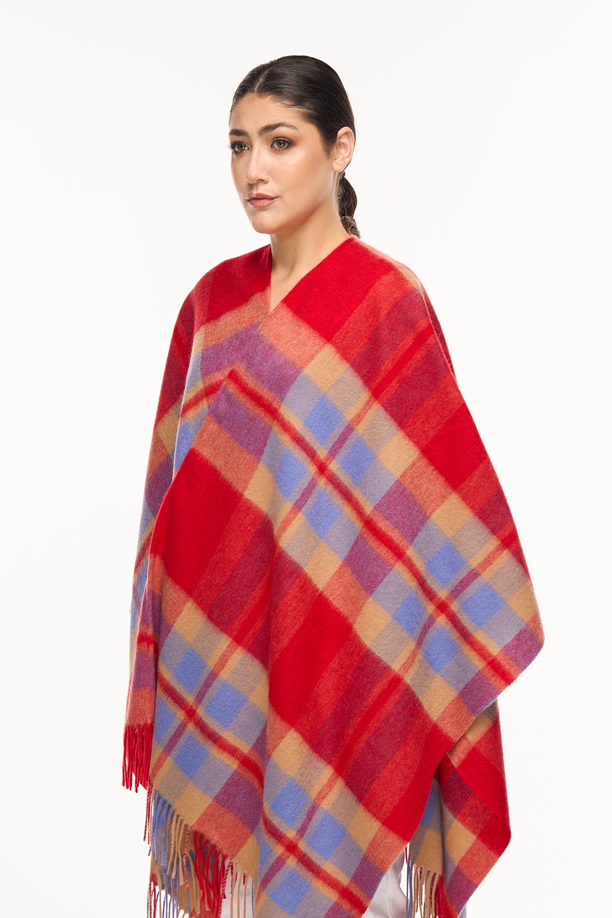 Poncho Designer Exclusive DC Scott - Red Style 1