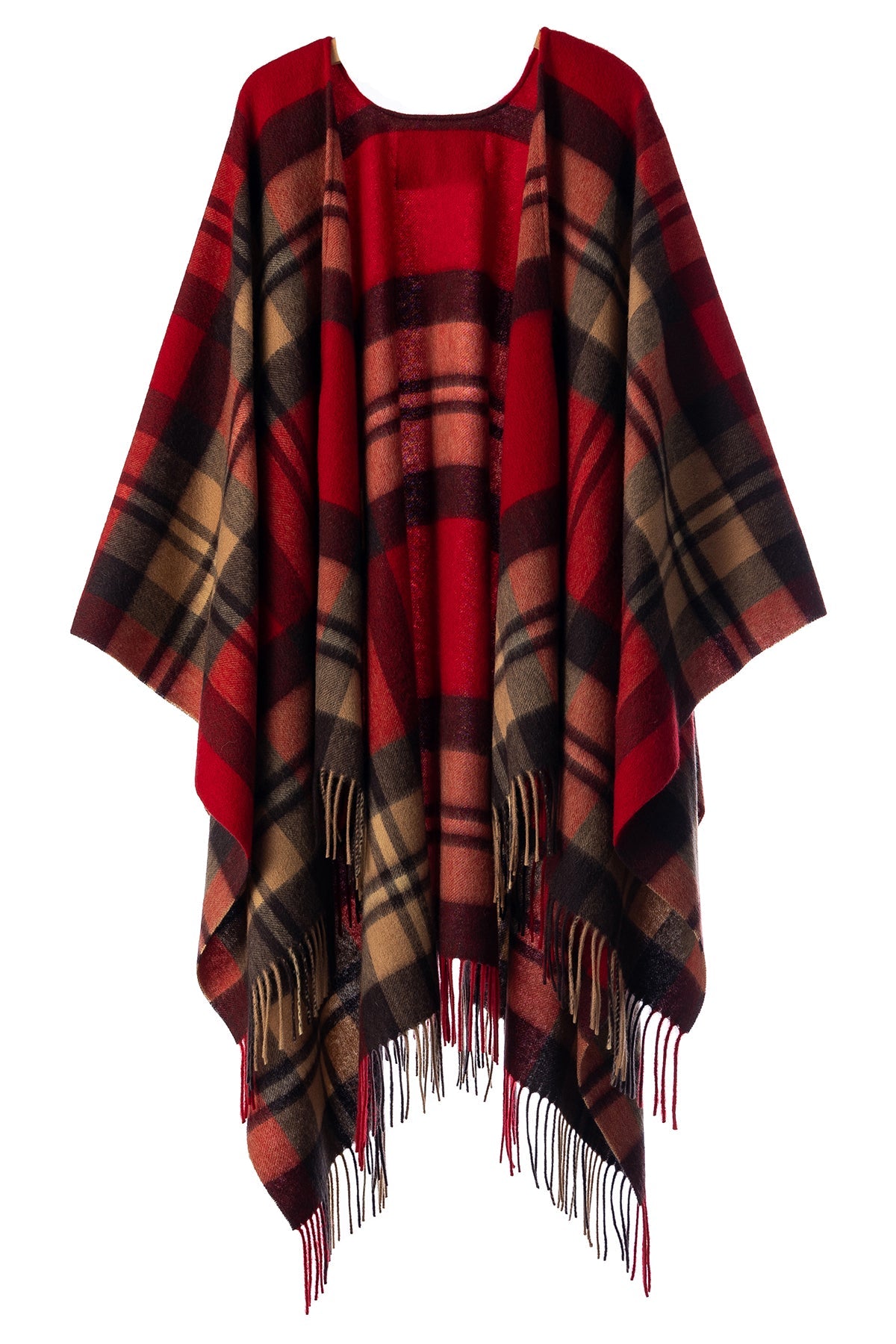 Poncho Designer Exclusive DC Scott - Red Style 2