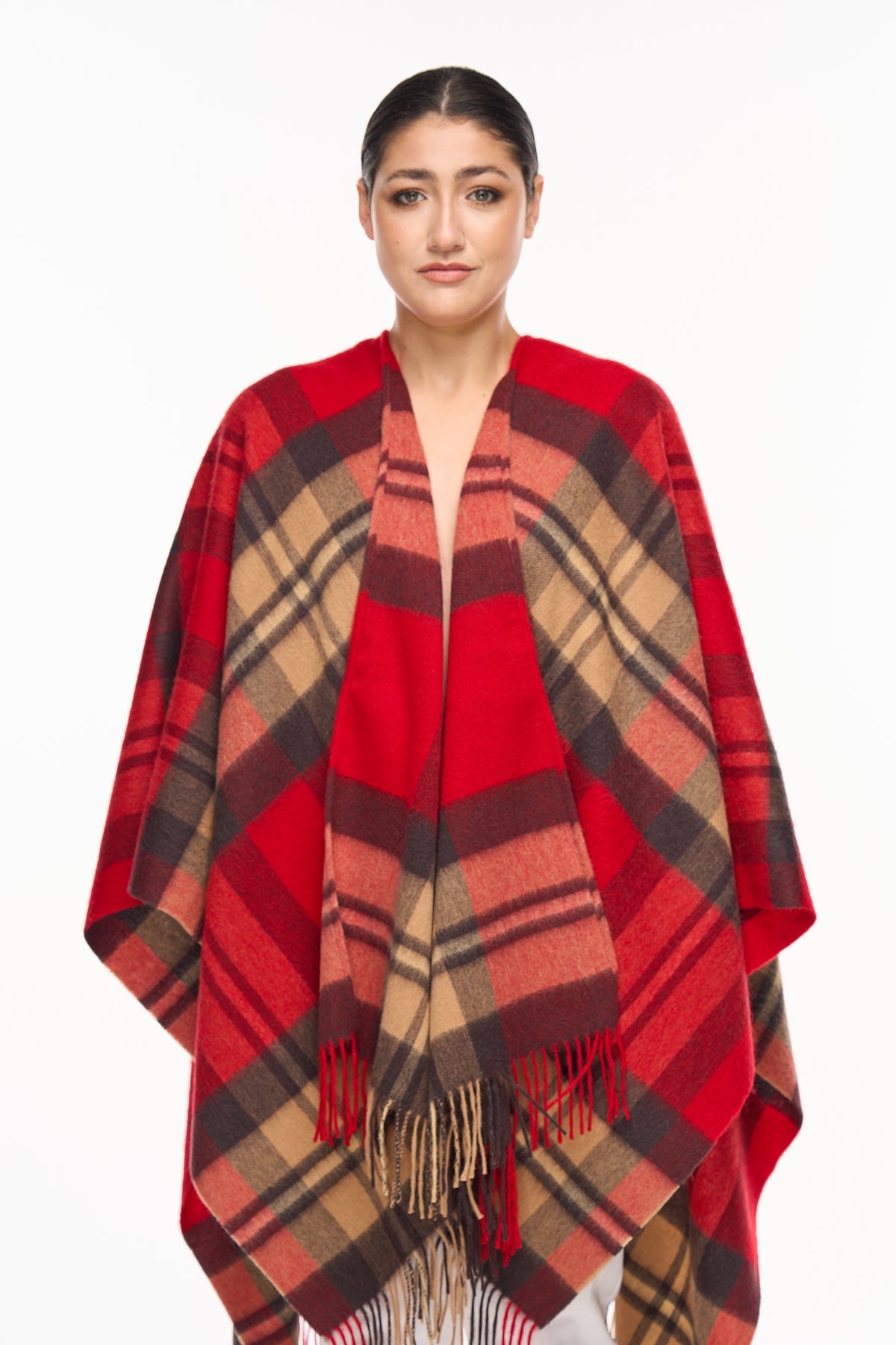 Poncho Designer Exclusive DC Scott - Red Style 2