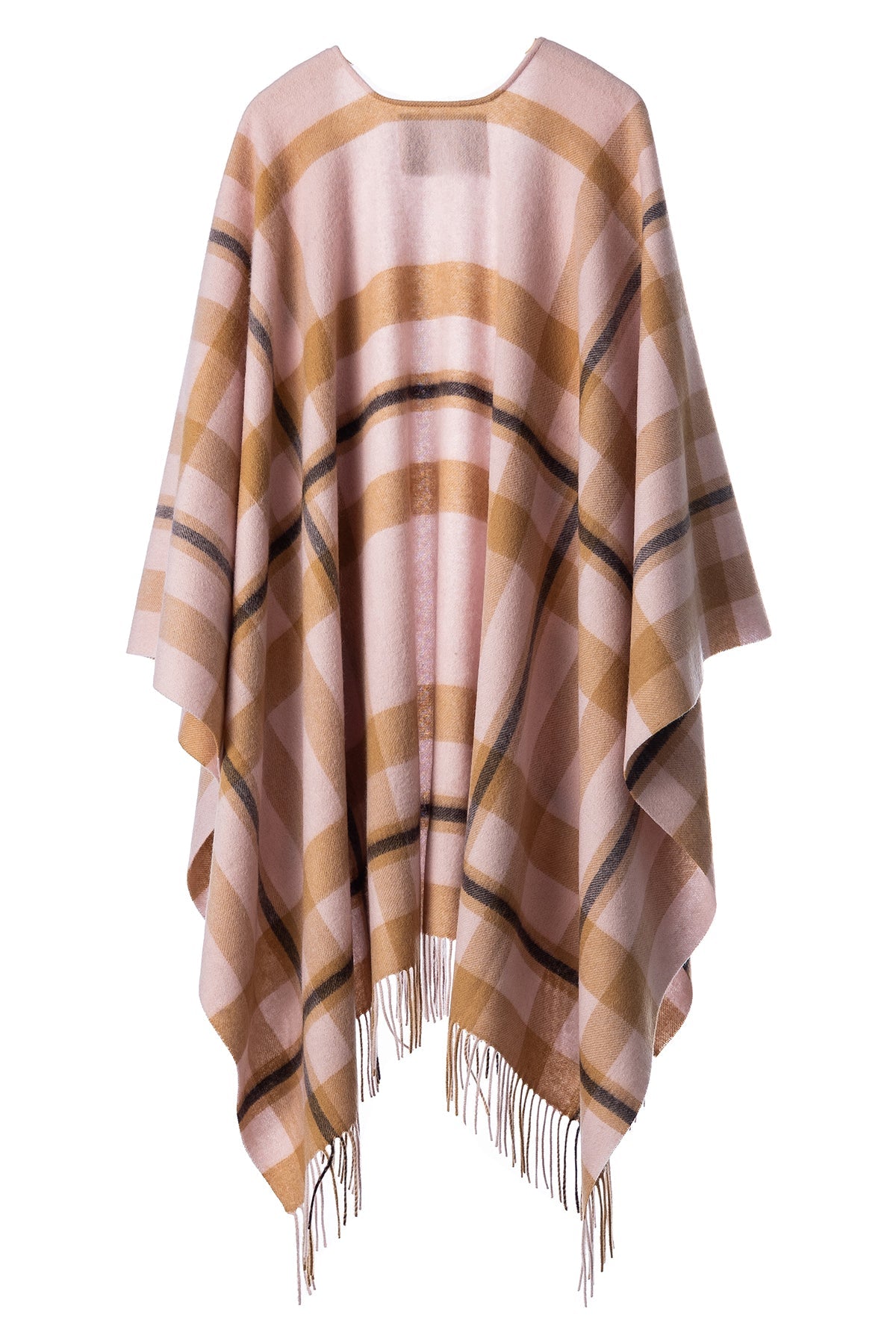 Poncho Luxury Exclusive Design DC Scott - Camel Style 3