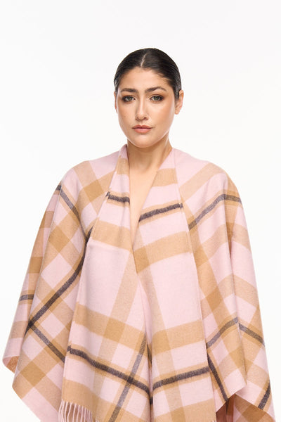 Poncho Luxury Exclusive Design DC Scott - Camel Style 3