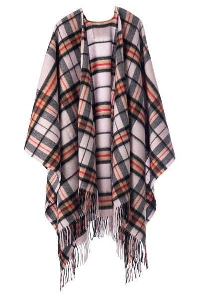 Luxury Cape/Poncho EC Check Exclusive Iconic Design - Camel Style 3