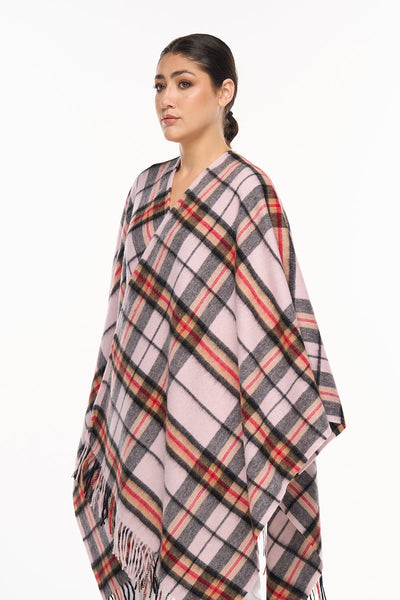 Luxury Cape/Poncho EC Check Exclusive Iconic Design - Camel Style 3