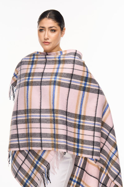 Luxury Cape/Poncho EC Check Exclusive Iconic Design - Camel Style 2