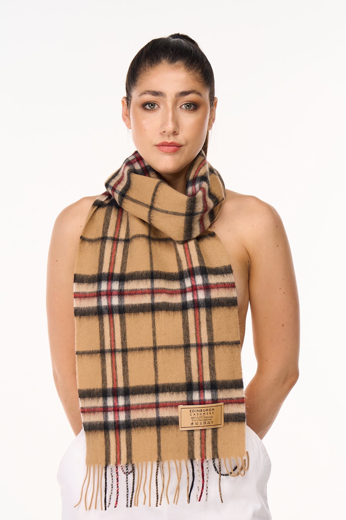 Cashmere Scarves Thomson Camel Clan