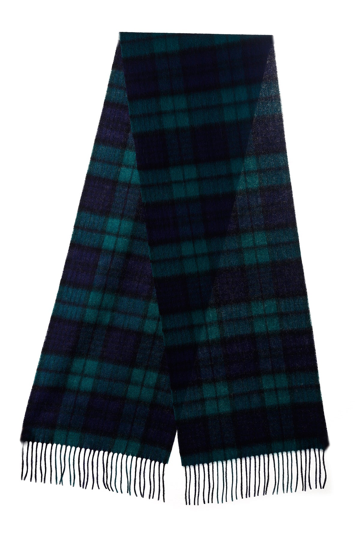 Cashmere Scarf Black Watch Tartan