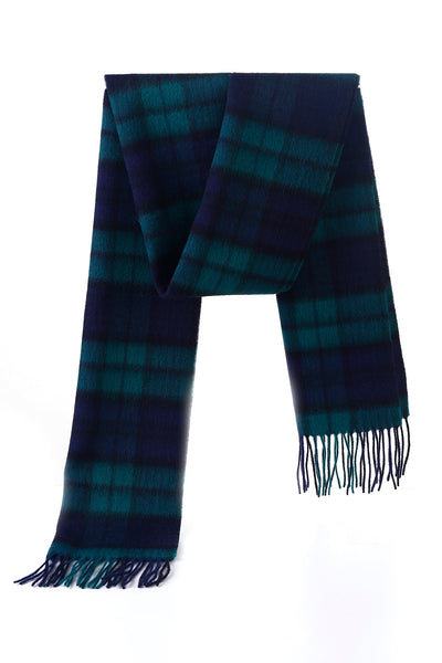 Cashmere Scarf Black Watch Tartan