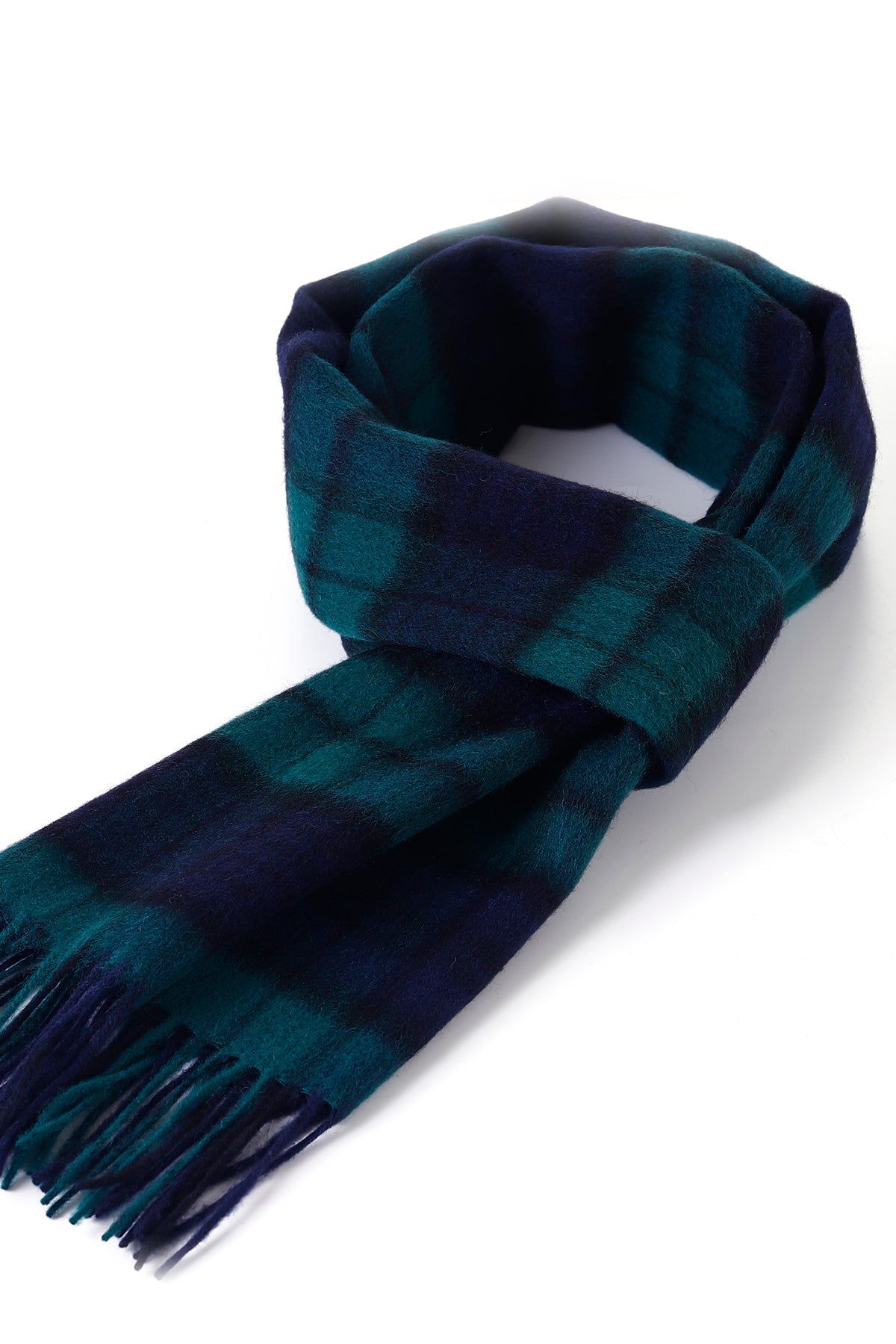 Cashmere Scarf Black Watch Tartan