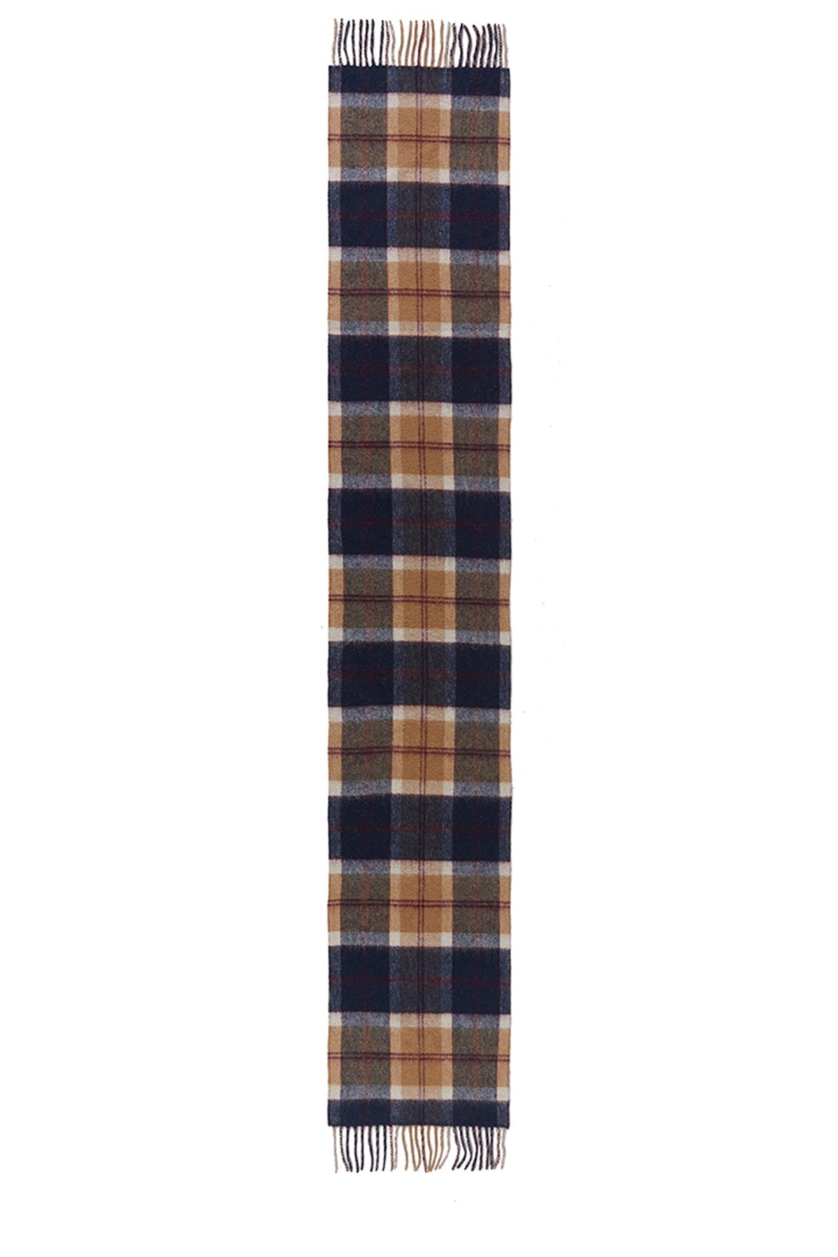 Reversible Scarf Bannockbane Navy 100% Pure Lambswool