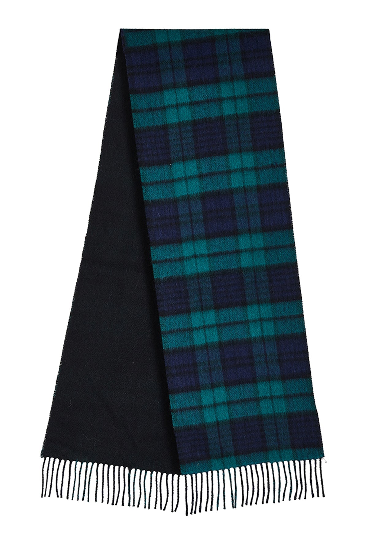 Reversible Scarf Black Watch 100% Pure Lambswool