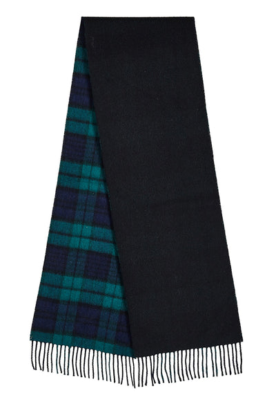 Reversible Scarf Black Watch 100% Pure Lambswool