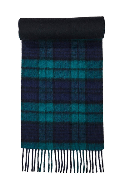 Reversible Scarf Black Watch 100% Pure Lambswool