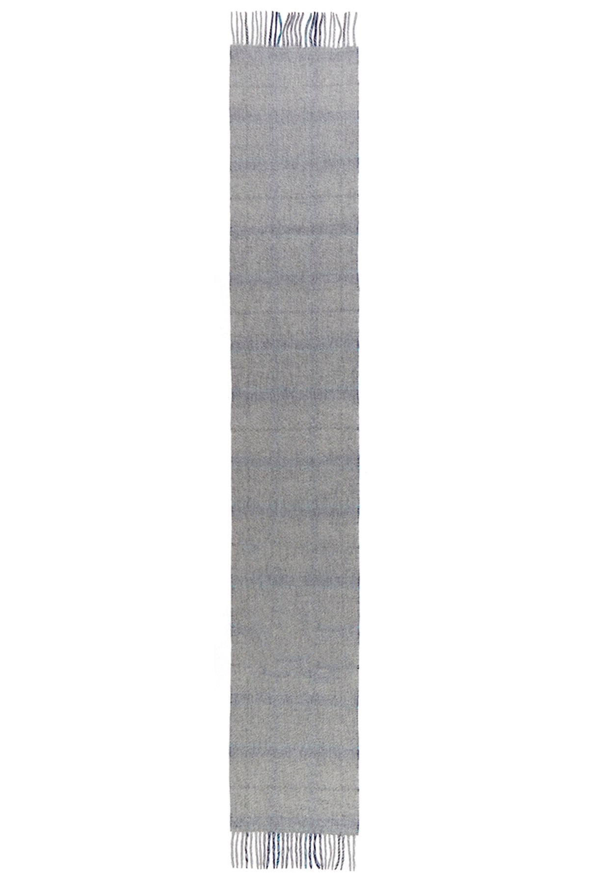 Reversible Scarf Grey Tweed 100% Pure Lambswool