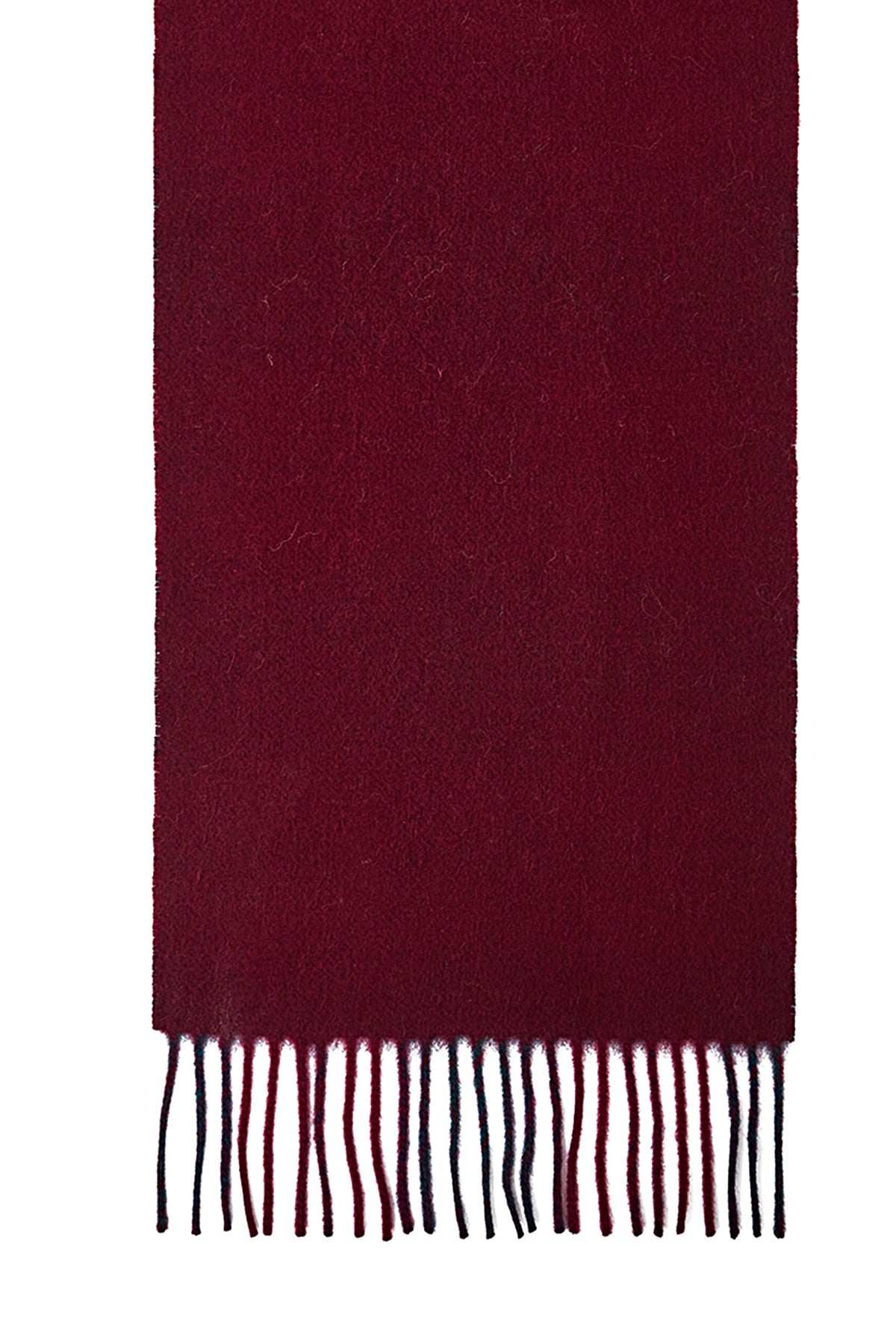 Reversible Scarf Lindsay Burgundy 100% Pure Lambswool