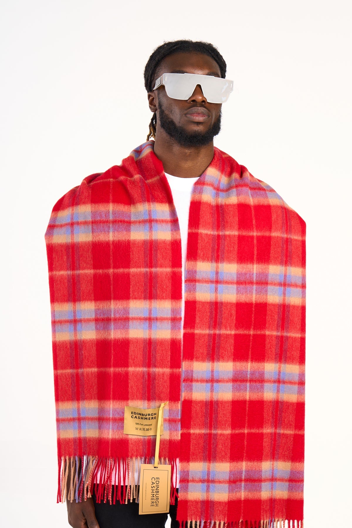 Scarf Luxury Exclusive Iconic Design EC Check Oversized