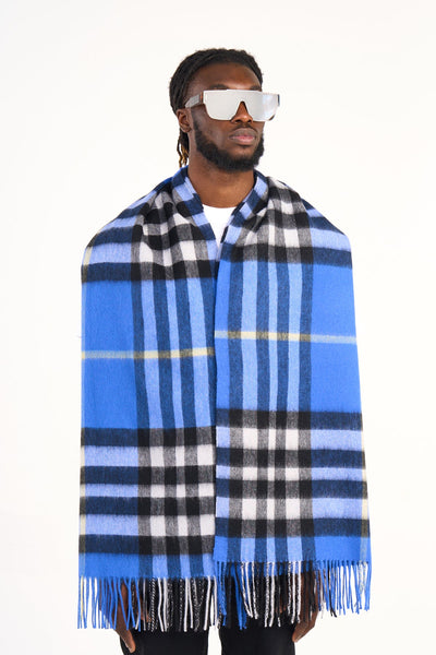 Scarf DC Check Oversized Wrap 100% Pure Lambswool