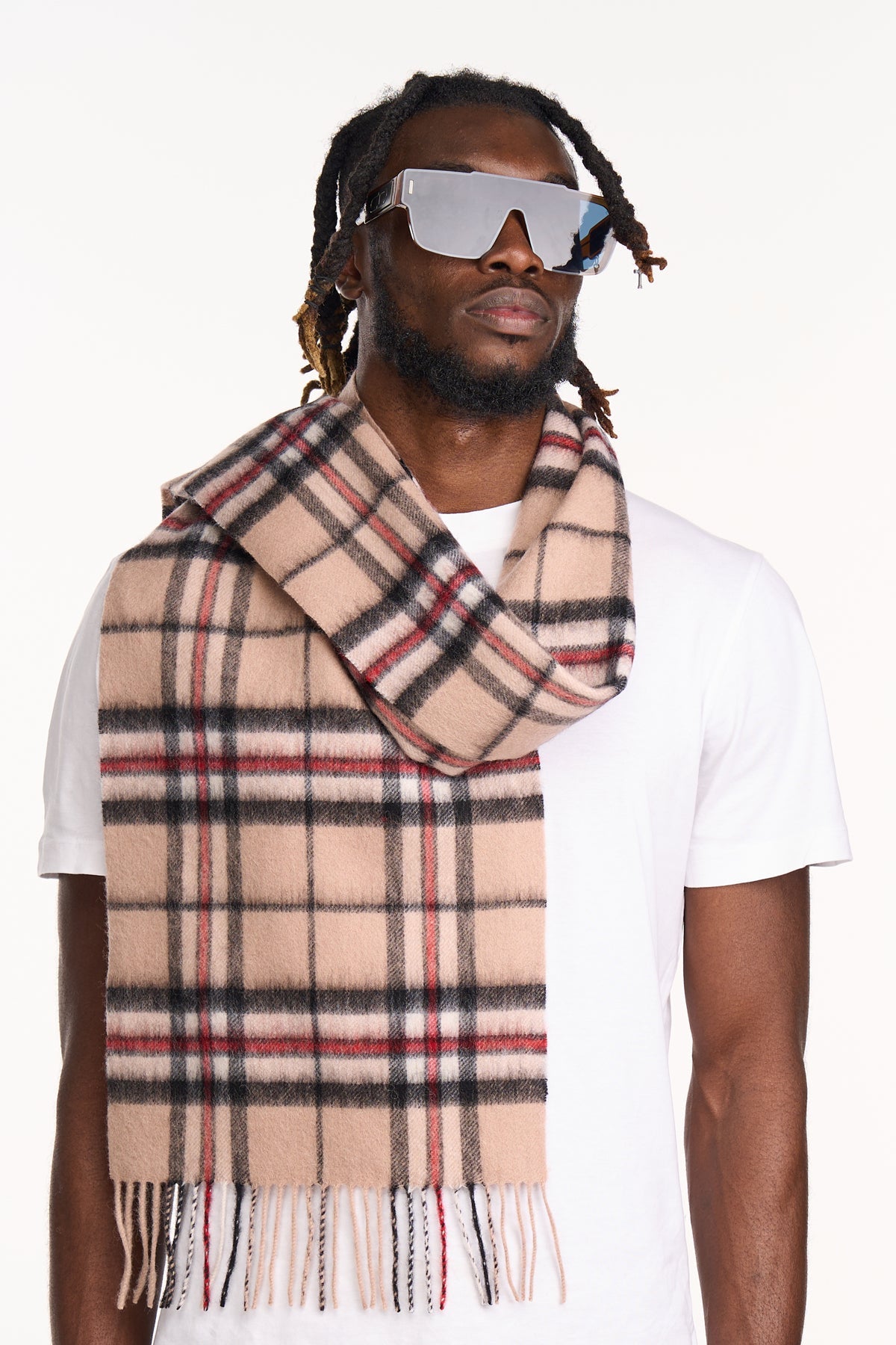 Cashmere Thomson Camel Light Tartan