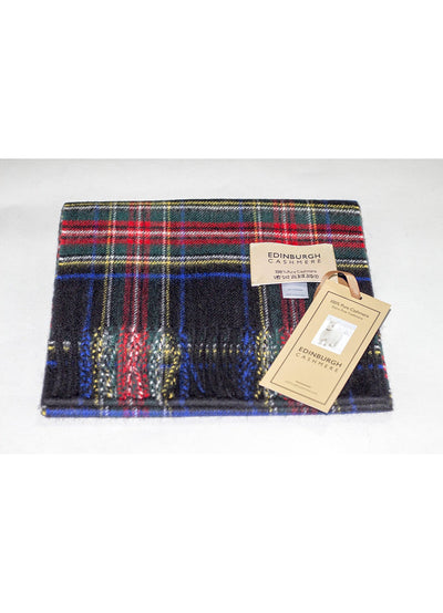 Stewart Black - Made in Scotland Scarf 100% Pure Cashmere