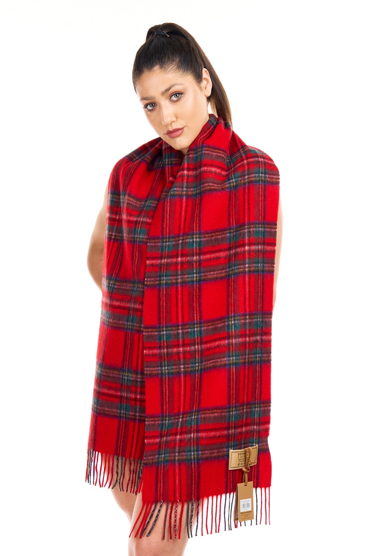 Cashmere Scarf Royal Stewart Tartan