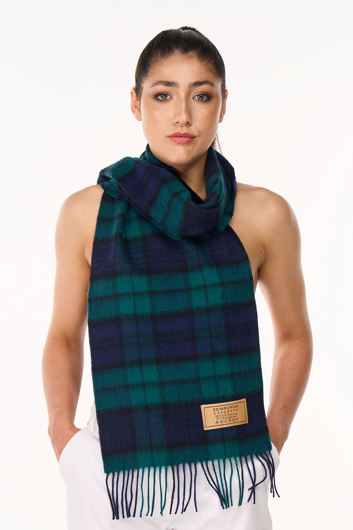 Scarf  100% Pure wool Scottish Design Black Watch Tartan