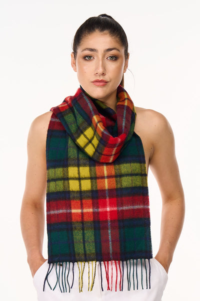 Scarf  100% Pure wool Scottish Design Buchanan Tartan