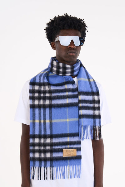 Scarf DC Classic Blue 100% Pure Lambswool