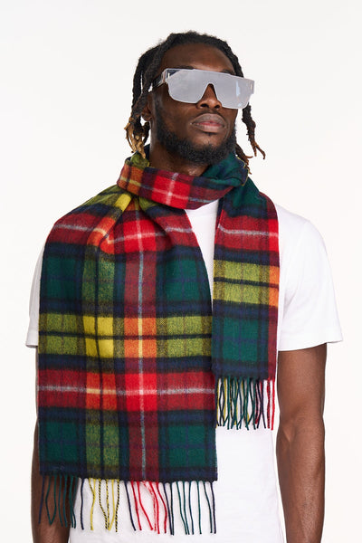 Scarf  100% Pure wool Scottish Design Buchanan Tartan