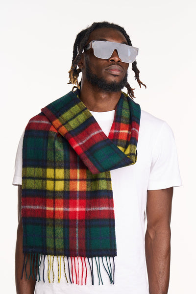 Scarf  100% Pure wool Scottish Design Buchanan Tartan