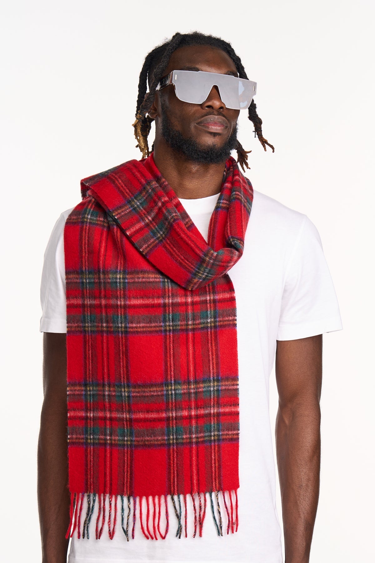 Cashmere Scarf Royal Stewart Tartan