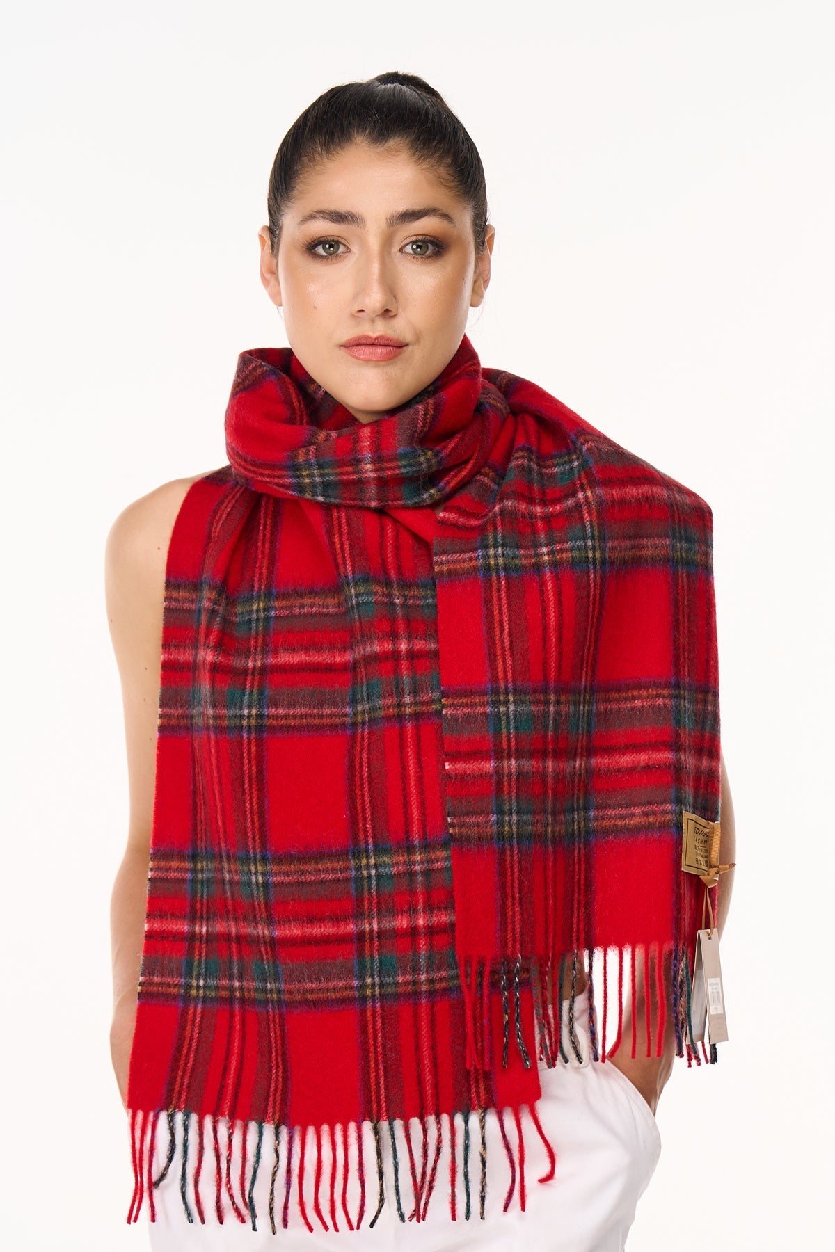 Cashmere Scarf Royal Stewart Tartan