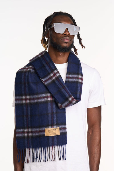 Scarf 100% Pure Lambs wool Navy