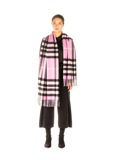 Scarf DC Check Oversized Wrap 100% Pure Lambswool