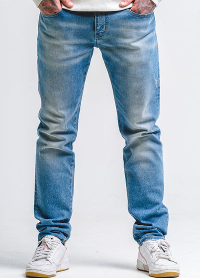 Light Blue Slim-Fit Jeans