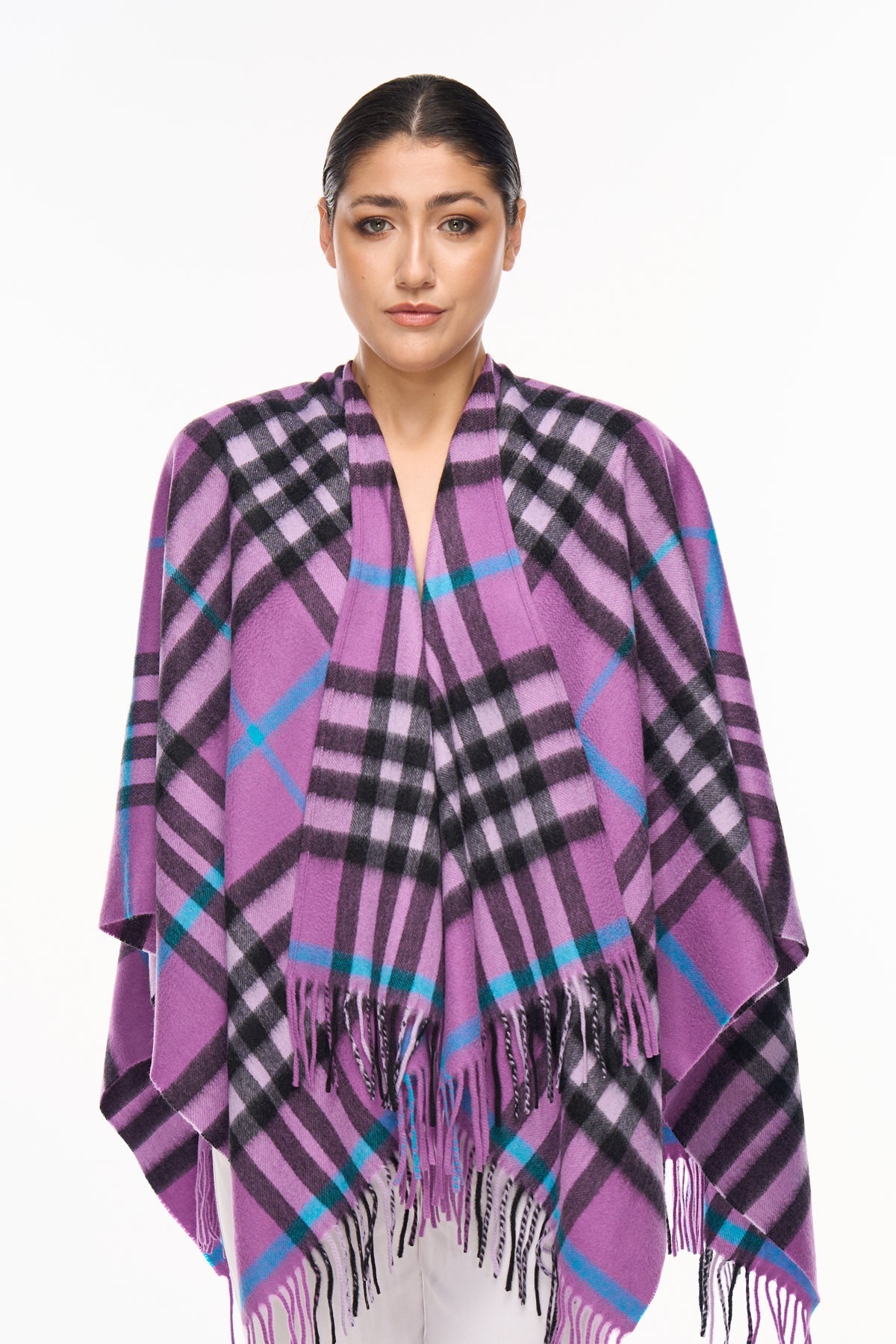 Cashmere Cape DC Classic Lilac Poncho