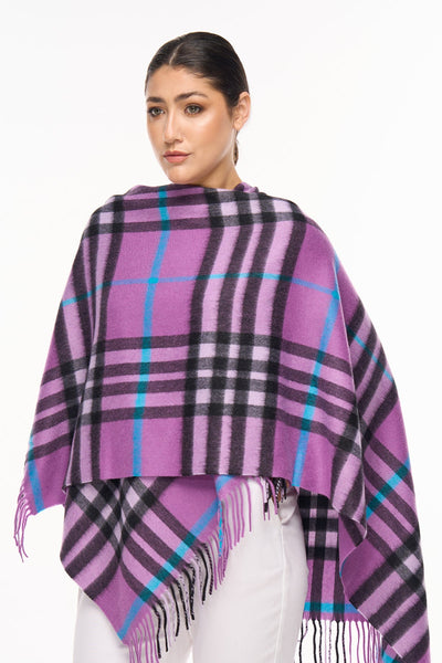 Cashmere Cape DC Classic Lilac Poncho