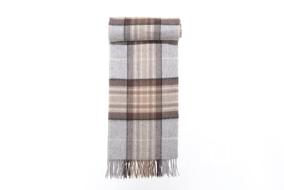 Cape MacKellar Tartan Poncho 100% Pure Lambswool