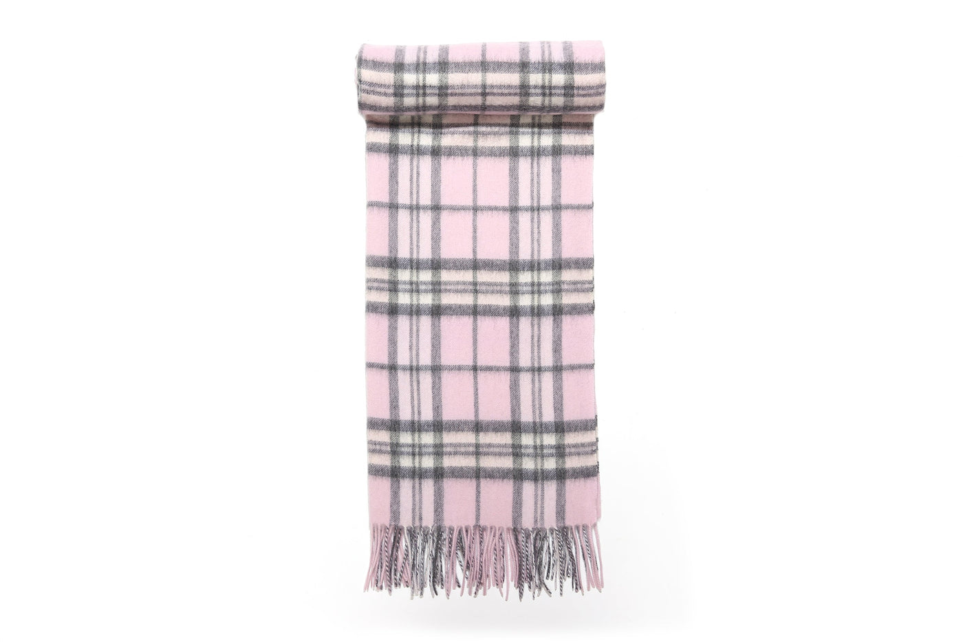 Cape Thomson Pink Tartan Poncho 100% Pure Lambswool