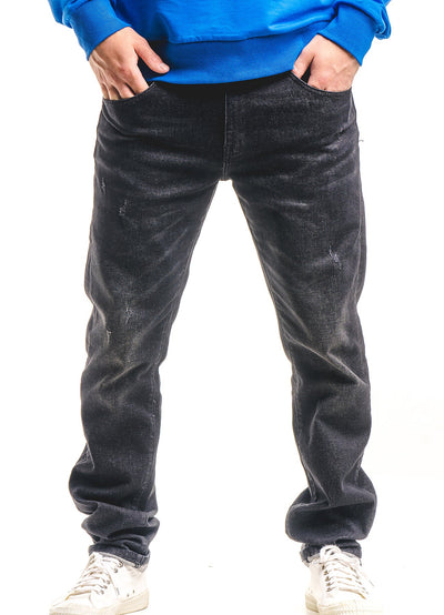 Slim-Fit Black Jeans