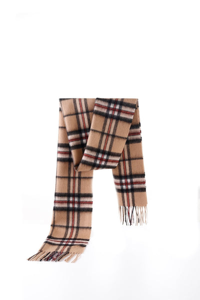 Cashmere Thomson Camel Light Tartan