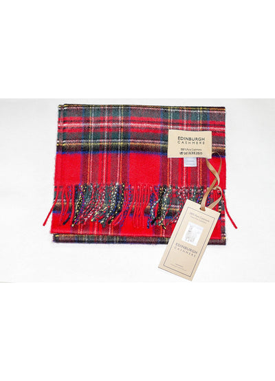 Royal Stewart Scarf - Made in Scotland 100% Pure Lambswool