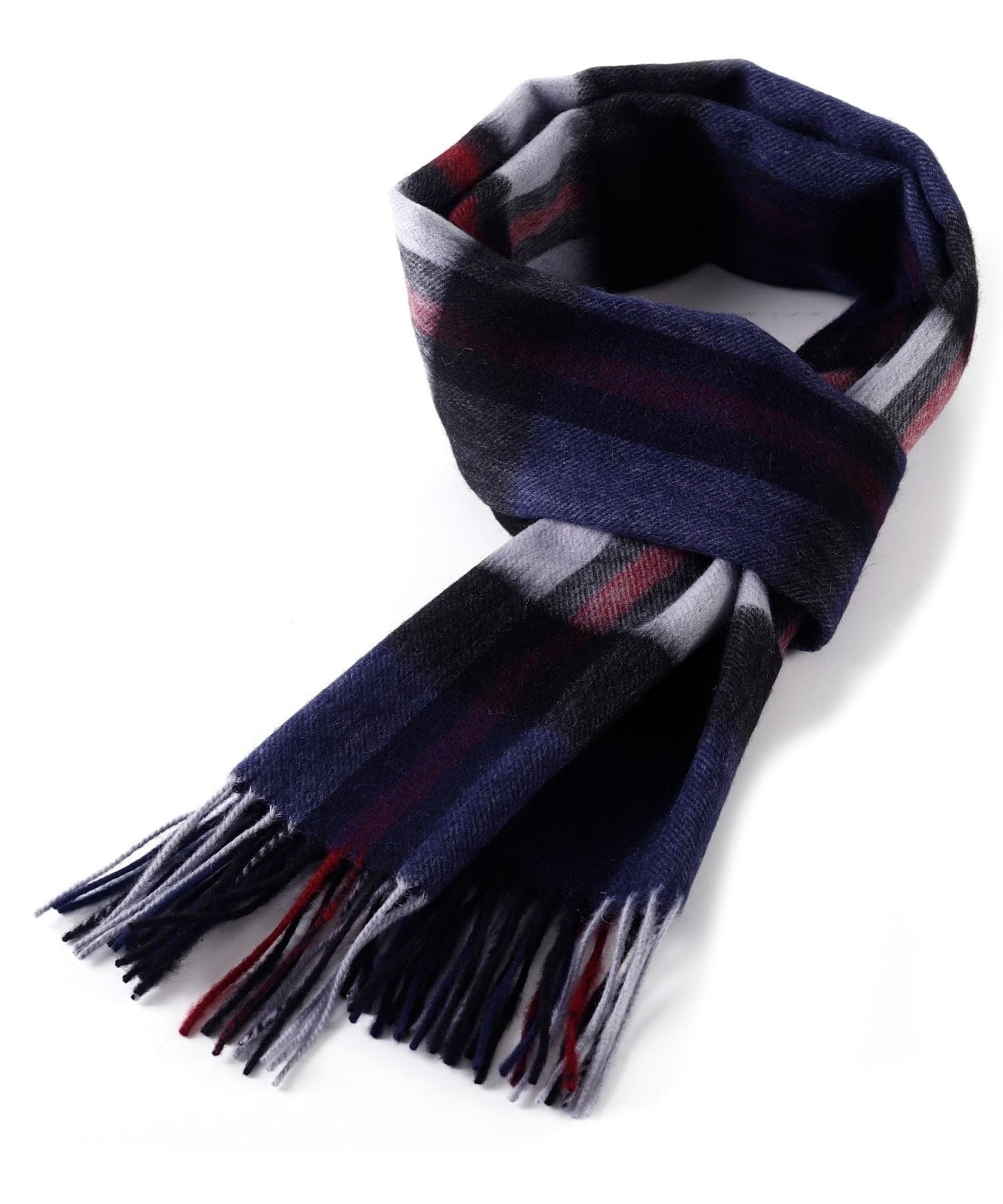 DC Scarf Navy 100% Pure Lambswool