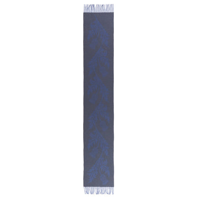 Single Thistle Blue Scarf 100% Pure Lambswool