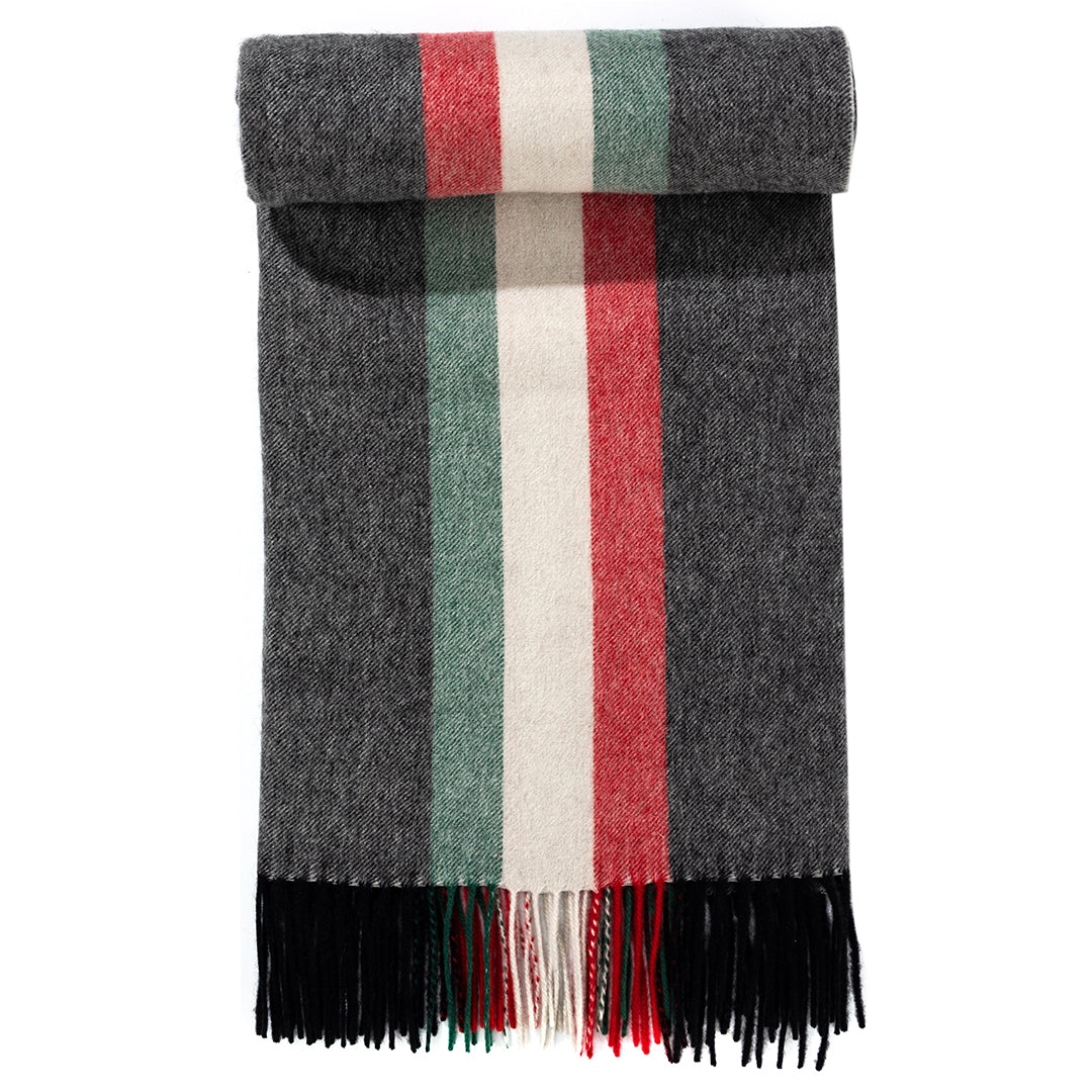 Milano Grey Scarf 100% Pure Lambswool