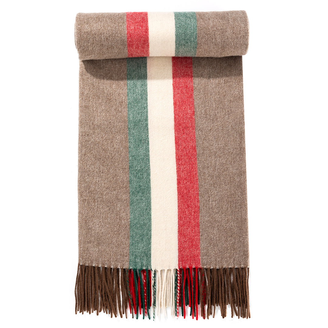 Milano Beige scarf 100% Pure Lambswool