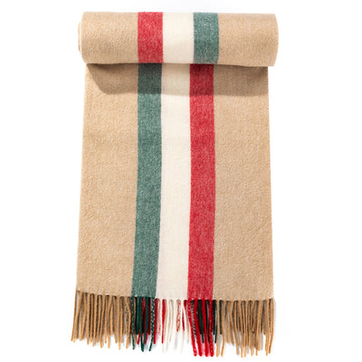 Milano Cream Scarf 100% Pure Lambswool