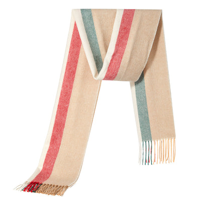 Milano Cream Scarf 100% Pure Lambswool