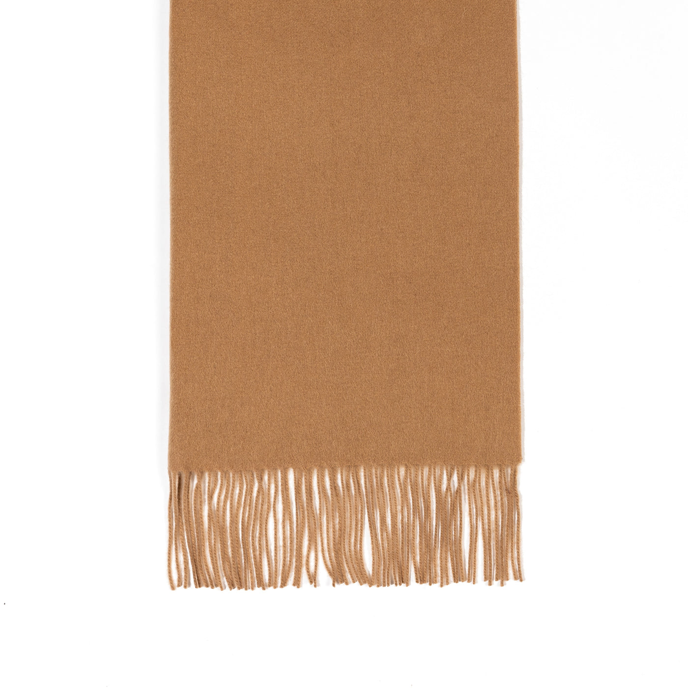 Scarf Plain Camel 100% Pure Lambswool