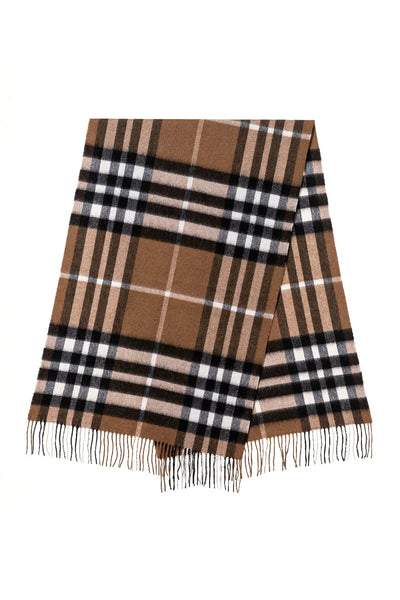 Scarf DC Check Oversized Wrap 100% Pure Lambswool